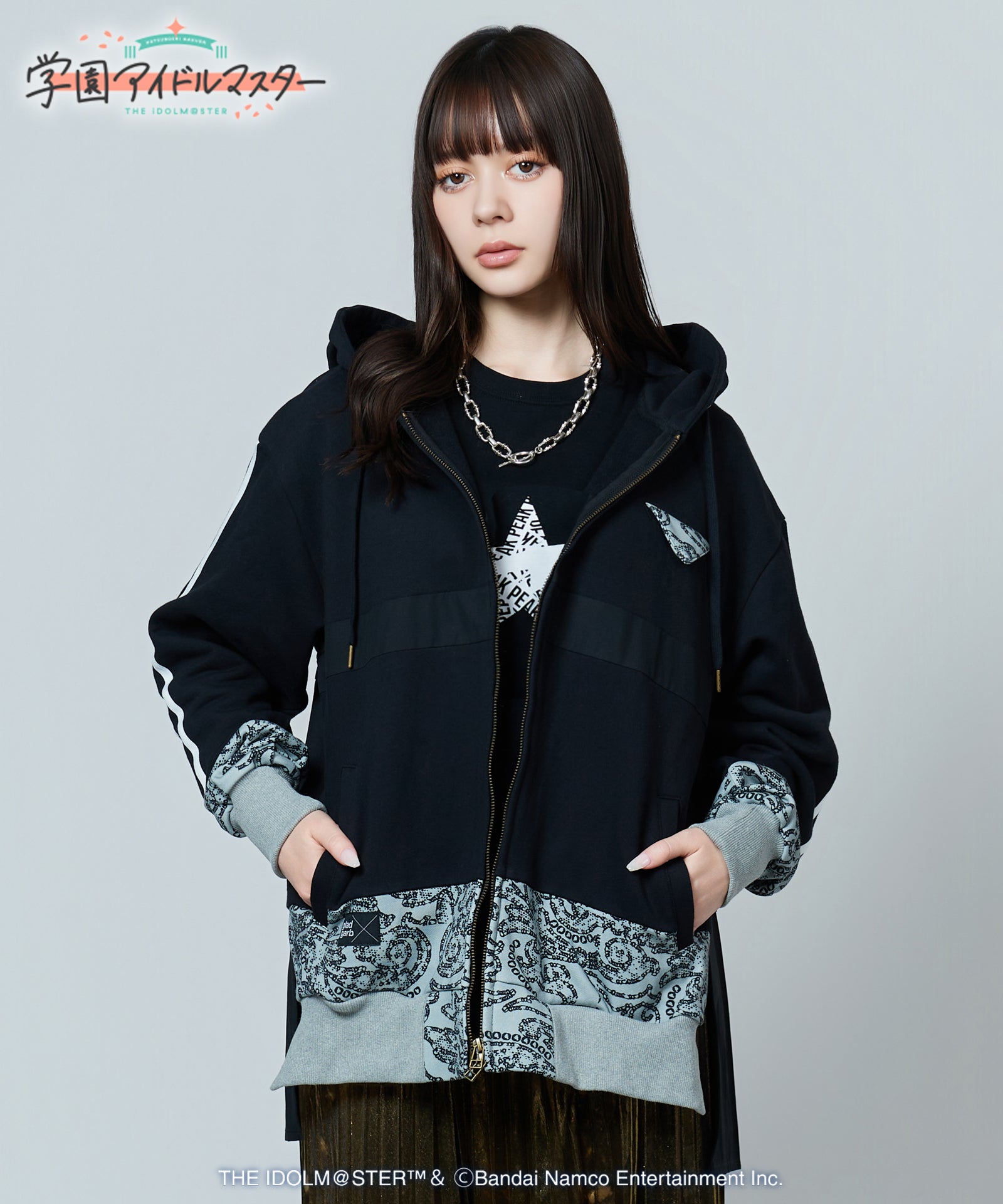 H:166 / C:80 / W:56 / H:86 着用サイズ:L