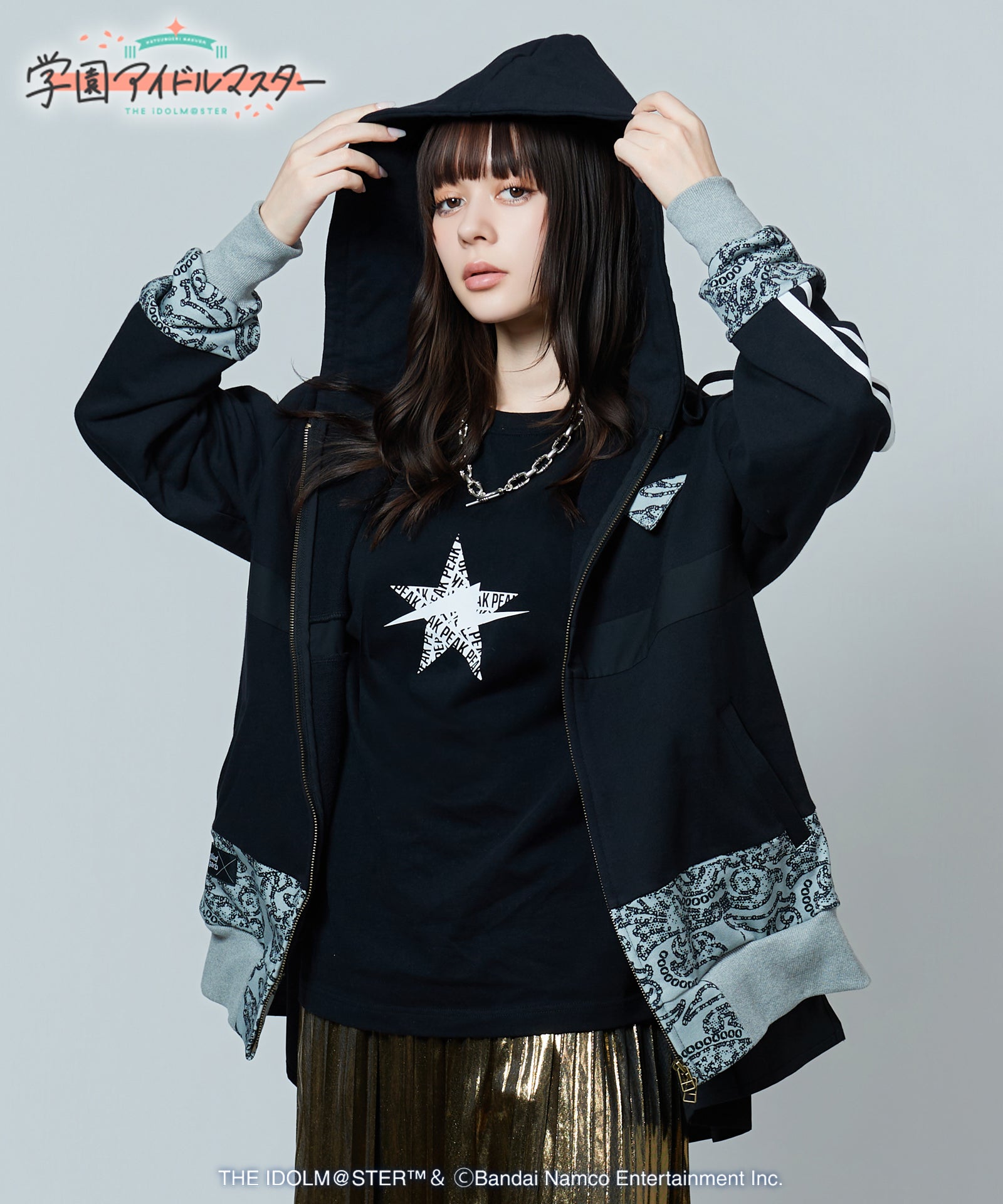 H:166 / C:80 / W:56 / H:86 着用サイズ:L