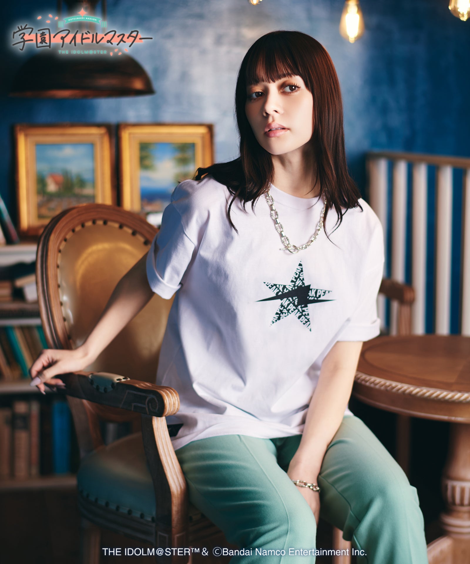 H:166 / C:80 / W:56 / H:86 着用サイズ:L