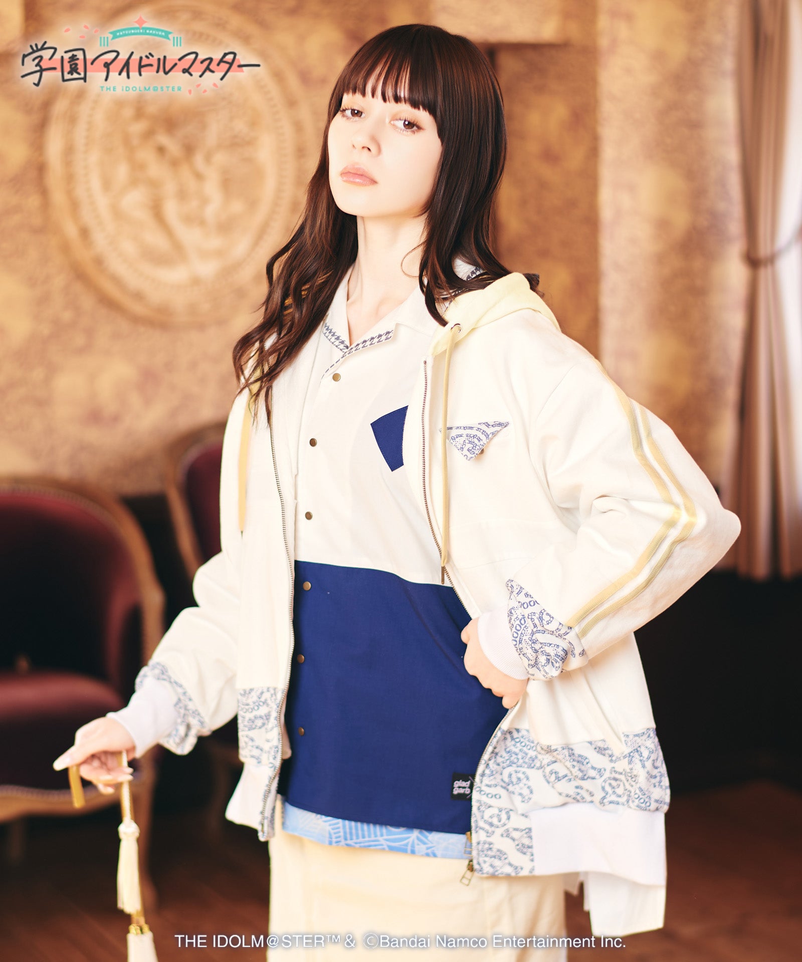 H:166 / C:80 / W:56 / H:86 着用サイズ:L