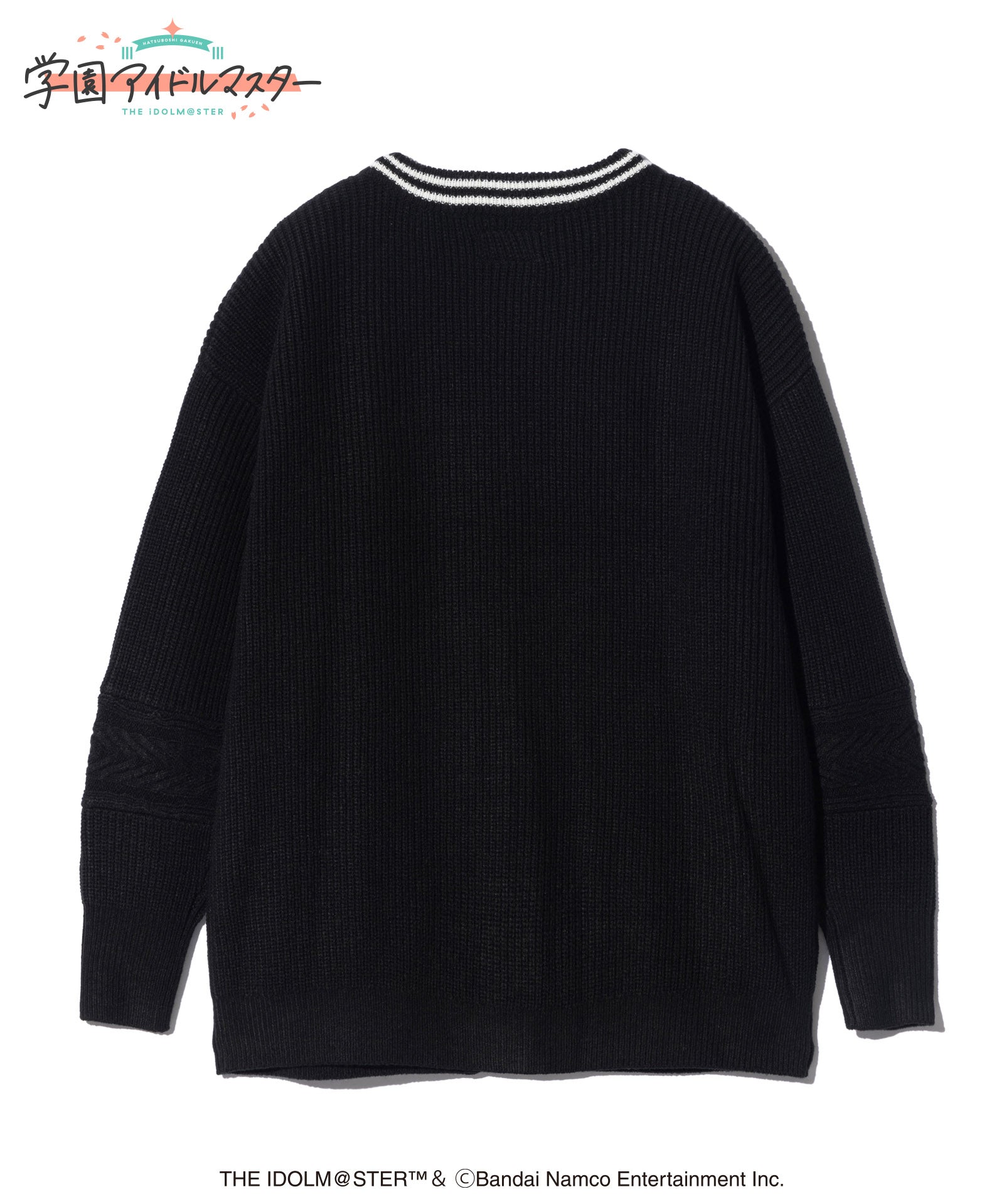 学園アイドルマスター　篠澤広　HIRO CARDIGAN gladgarb 黒 GG0125/IM05 : Hiro Cardigan / ヒロカーディガン | gladgarb Online