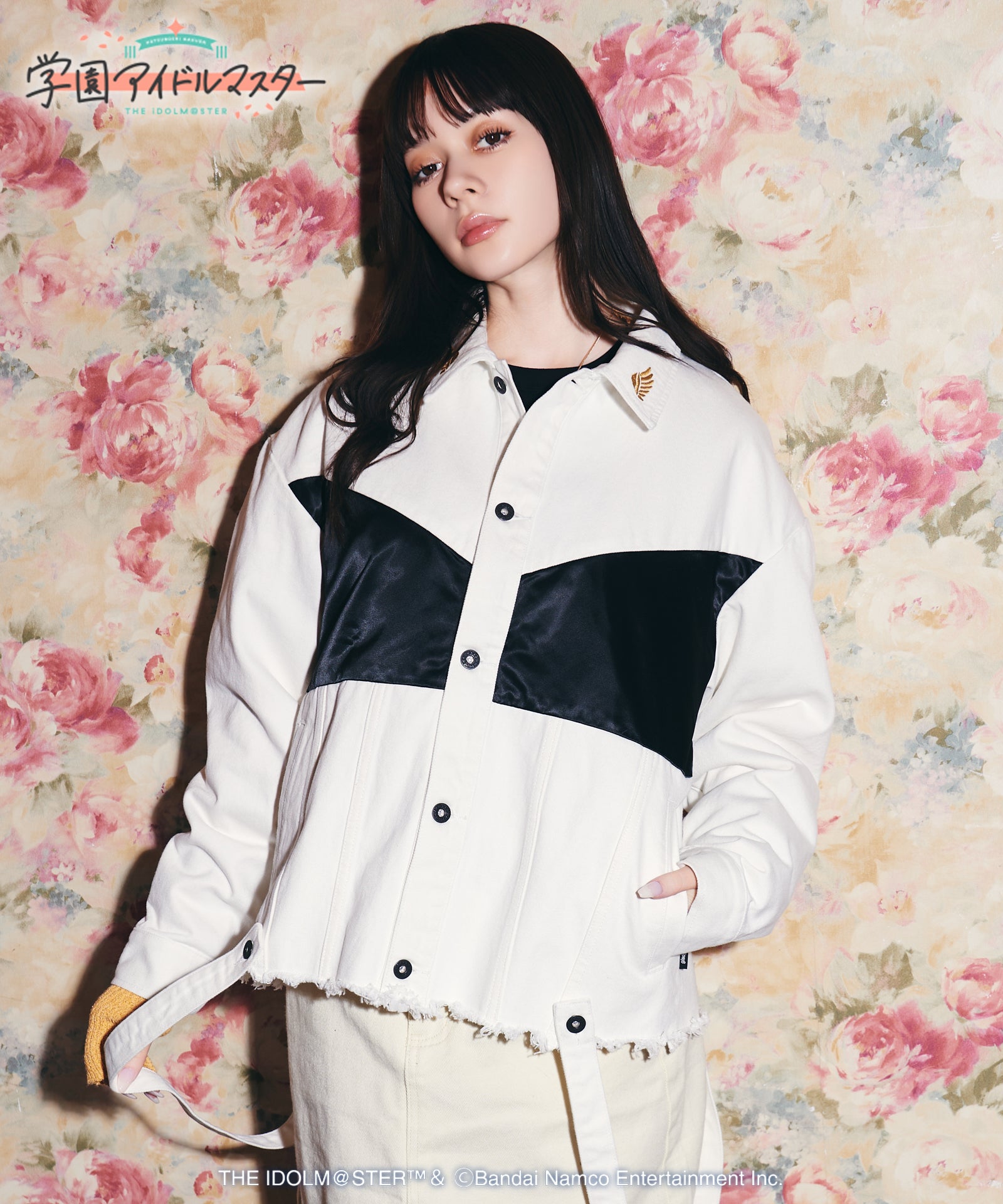 H:166 / C:80 / W:56 / H:86 着用サイズ:M