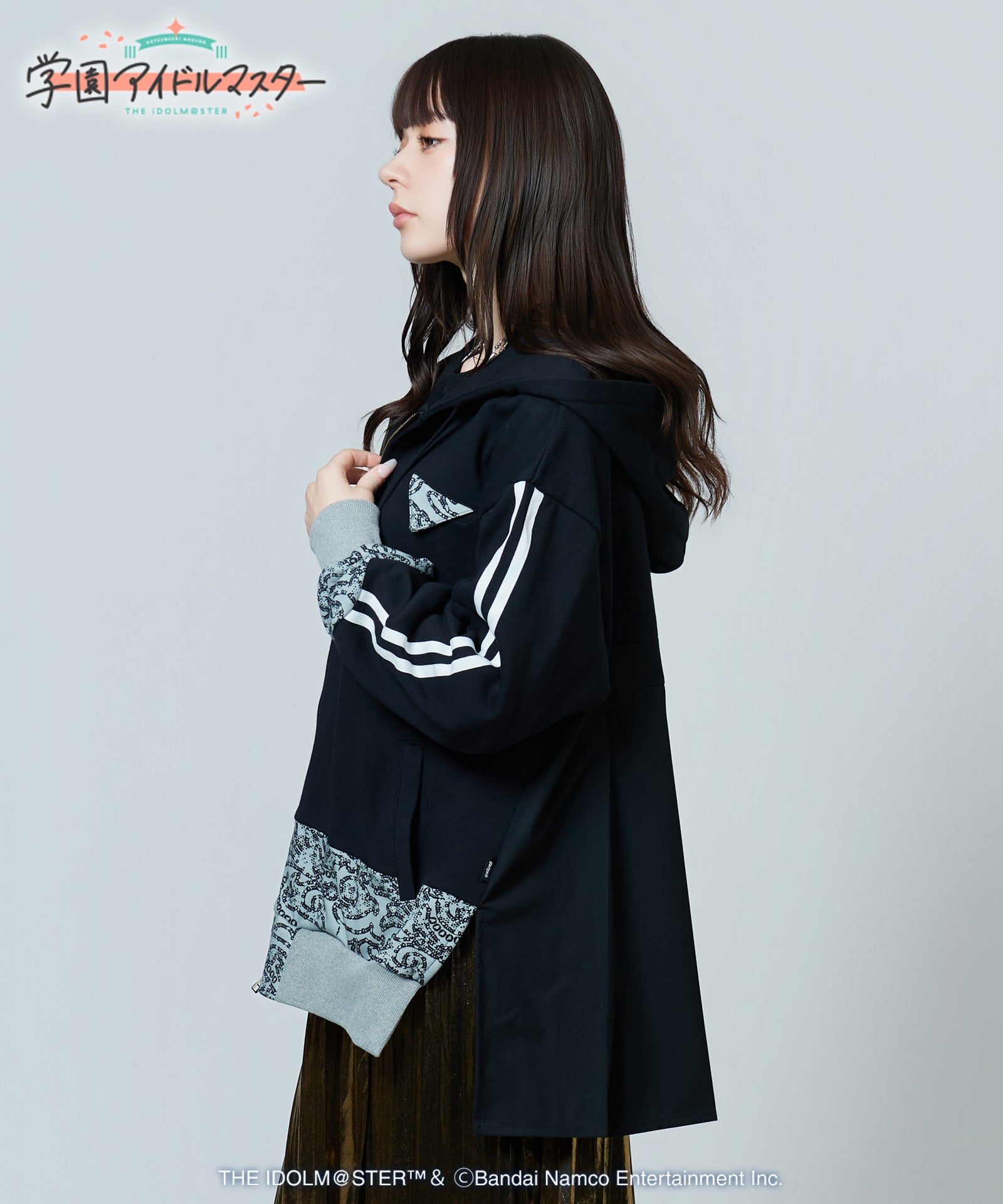 H:166 / C:80 / W:56 / H:86 着用サイズ:L