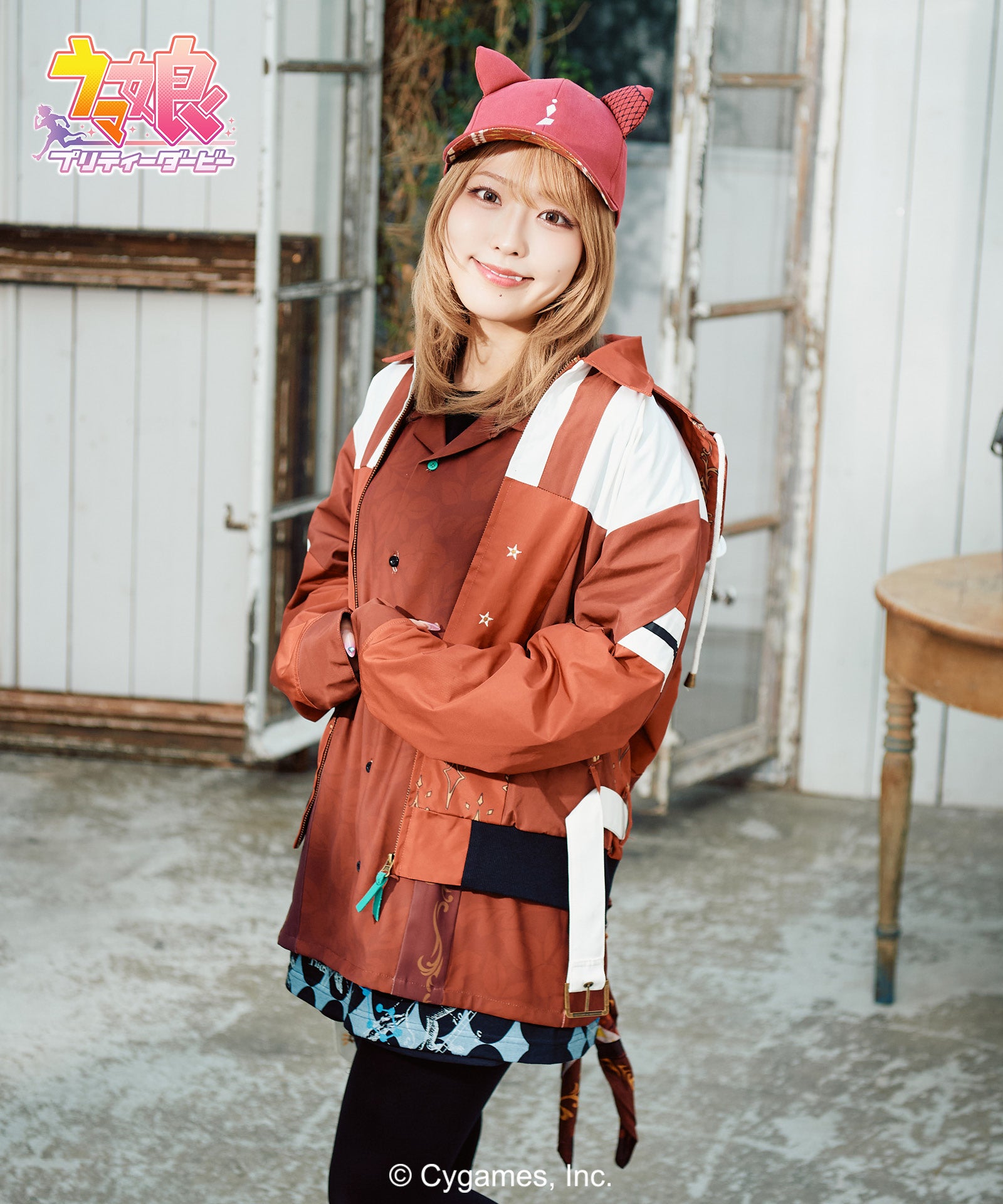 GG0226/UM06 : ウマ娘 プリティーダービー×gladgarb Red Desire Jacket